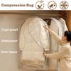 Wardrobe Organizer Bags Down Jacket Air Compression Hanging Bag with Zipper Clothes Dust Cover Bag Save Space Cloth Storage Bag