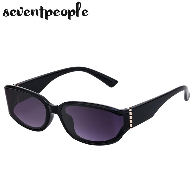 Curved Surface Rectangle Sunglasses Women  Luxury Brand Vintage Trendy Eyewear Shades For Ladies Stylish UV400 Protection