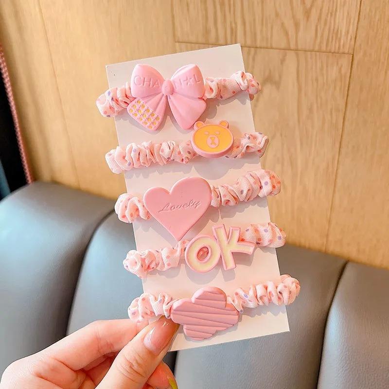 Sweet Intestine Hair Tie Cute Baby Headband Ponytail Rubber Band Girl Accessories