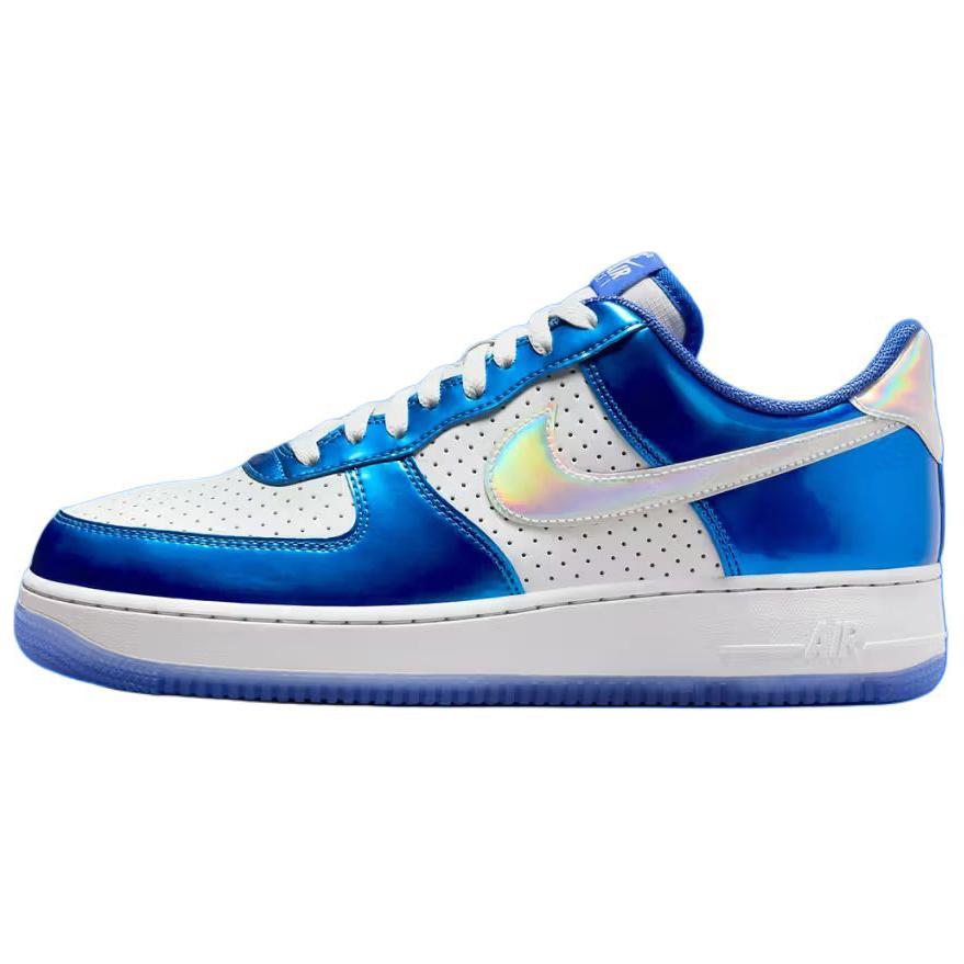 Nike Air Force 1 07 LV8 Light Photo Blue Photon Dust Iridescent Unisex Sneakers Racer-Blue Multi-Color HV5751-435