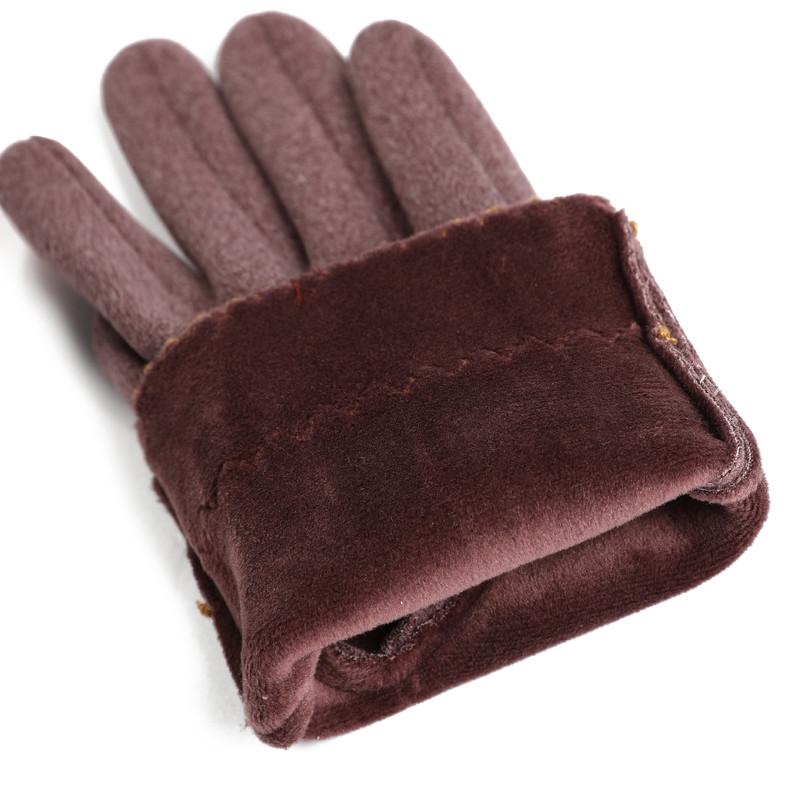 Women Winter Warm Touch Screen Thin Fleece Elegant Cute Bow Sweety Outdoor Drive Cycling Windproof Not Bloated Mittens Gloves