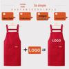Tongdi Fashion Wide Shoulder Pocket Apron