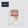 LED Wall Lamp with USB Port Charging Spotlight Fabric Wall Sconce Lighting for Hotel Bedroom Bedside Reading Decor E27