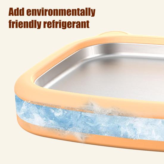 Bear-Shaped Yogurt Ice Cream Maker for Kids Stainless Steel Manual Non-Electric Freezing Dessert Machine for DIY Sorbet Smoothie Bowls