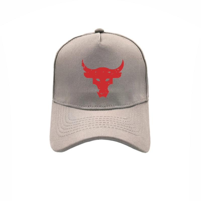Dwayne Johnson Brahma Bull Tattoo Baseball Caps Fashion Cool Brahma Bull Hats Unisex Caps MZ-440