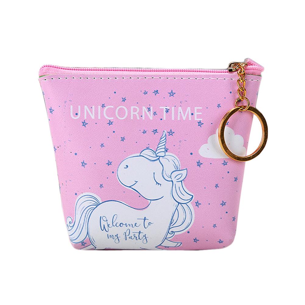 Purple Unicorn Women Girl Canvas Floral Coin Purse Clutch Pouch Wallet Purple Unicorn Women Girl Canvas Floral Coin Purse Clutch Pouch Wallet