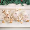 Christmas Tree Hanging Ornaments, Christmas Tree Doll Decoration, Cute Santa Claus Hanging Pendant For Walls Windows Doors
