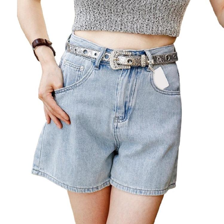 Fashion Adult Rhinestone Belt for Dress Sequins Waist Belt Locomotive Style Belt