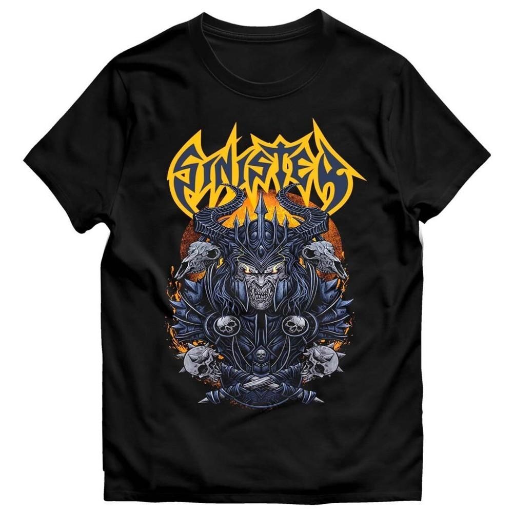 SINISTER Band Album Music Cotton Black All Size Unisex T Shirt TT103 Unisex T-Shirt L