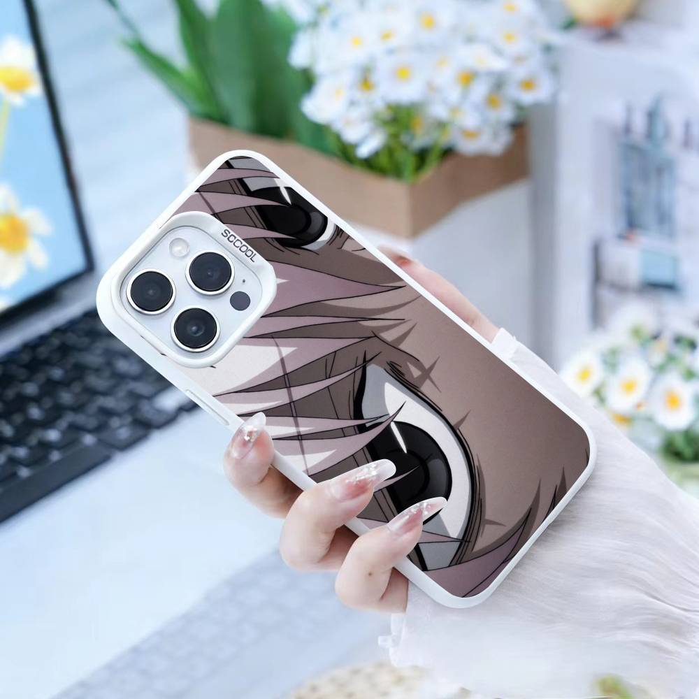 F-Killua Zoldyck H-Hunter X Hunter Phone Case For iPhone17, 16,15,14,13,12 Pro Max Black Candy Matte Shockproof Cover