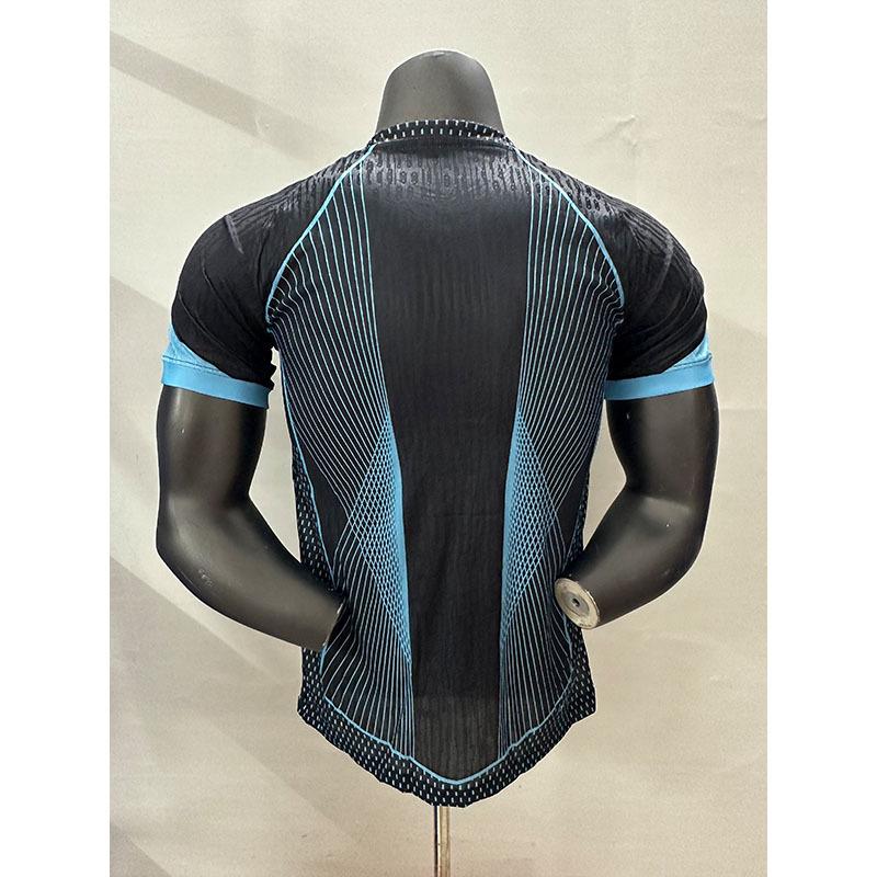 Barcelona World Cup '26 Special Edition Black & Light Blue Short-Sleeved Jersey
