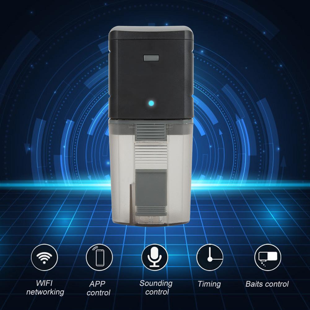 WiFi Wireless Remote Intelligent Control Fish   Feeding Machine Aquarium Feeder
