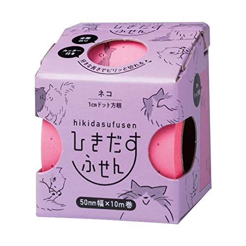 Выдвижные стикеры Hisago, Точечная сетка, Кот UTN129