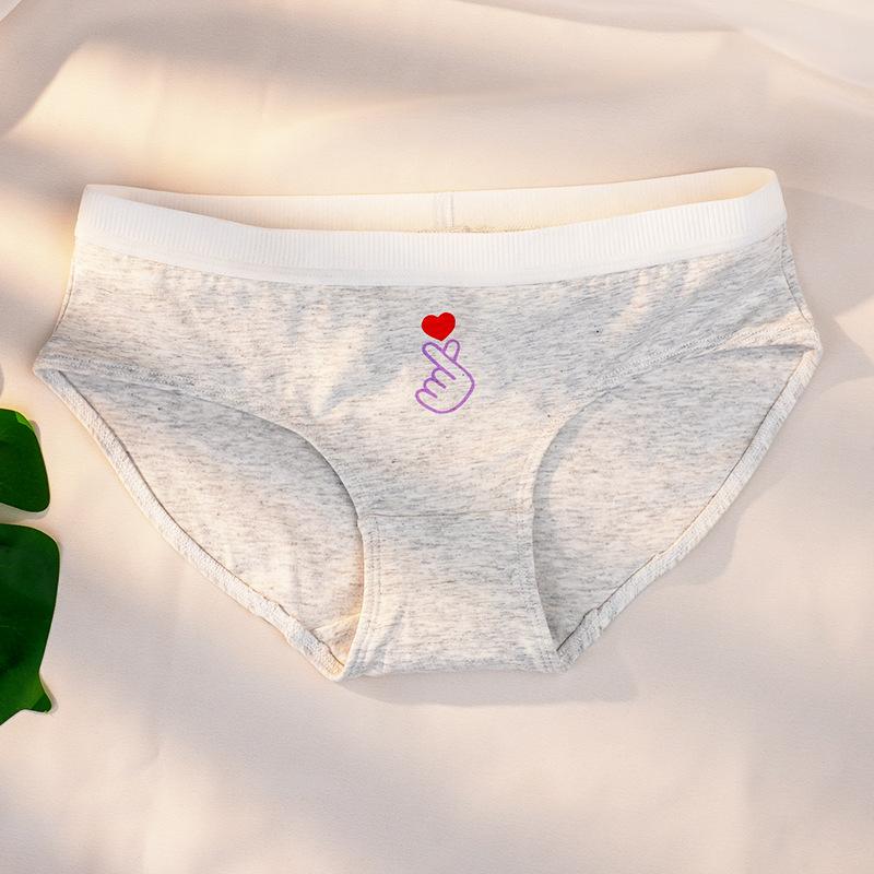 Dámské bavlněné spodní prádlo Slim Fit bavlněné trojúhelníkové spodní prádlo Jednoduché prodyšné spodní prádlo