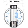 DC 5V Super Antioxidants ORP Hydrogen Bottle Rechargeable 3mins Portable Hydrogen-Rich Water Cup Ionizer Maker/Generator 420ml
