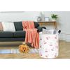 Cherry Print Round Laundry Hamper Storage Basket B Clothes Nursery Hamper for Home, Gift Storage B with Handles