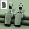 Zinc Alloy Leather Car Key Cover Housing Key Fob For Toyota Prius Camry Corolla C-Hr Chr Rav4 Land Cruiser Prado Key Fob