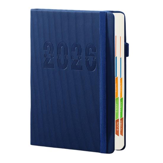 2026 Planner JAN. 2026 - DEC. 2026 Daily Weekly Monthly Calendar Planner with Faux Leather Cover for Men Women Business Student