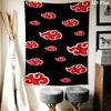 Naruto Wall Tapestry Aesthetic Wall Hanging Printed Fabric Blanket Decorative Tapestries For Bedroom Living Room Home Decor