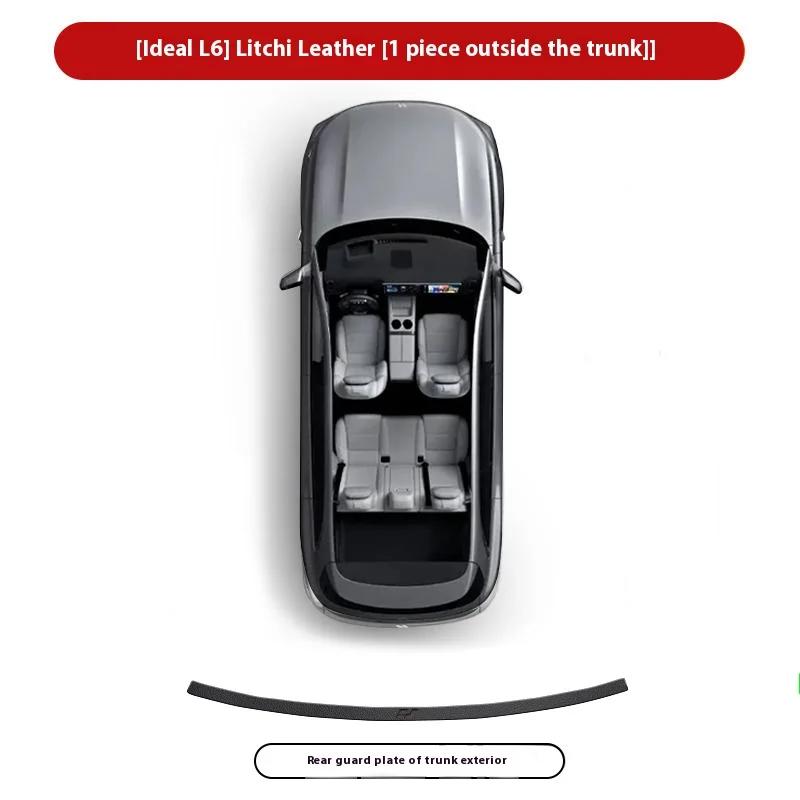 Voor Li Lixiang L6 L7 L8 L9 Auto Leer Drempelstrip Bescherming Anti-Stap Sticker Interieur Accessoires