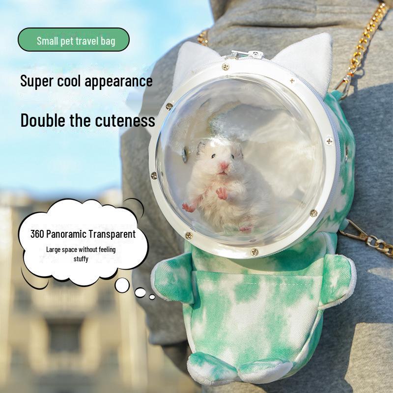 Small Pet Carrier: Sugar Glider, Guinea Pig, Squirrel, Cockatiel, Dwarf Rabbit - Portable & Warm Bag