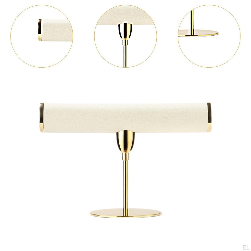 Stojak ekspozycyjny na bransoletki Stojak na naszyjniki Wieża na biżuterię Elegancki stabilny stojak z podstawą