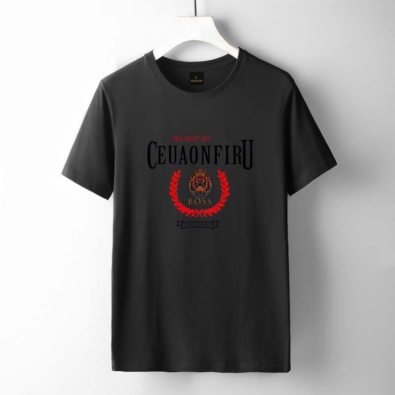 Trade Three-Dimensional Print Export Big Brand Men T Cut the Tag off Tail Goods Clearance Short sleeve Transfer to Domestic Sales Original Order Goods