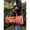 Leather Bag Travel Goat Duffel Gym Luggage Vintage Genuine Brown New Men's Men