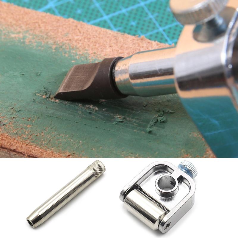 1pcs DIY Leather Repairing Sharpener Tool, Rotary Angle Adjuster Sharpening Stand, Leather Tool's Head Positioner Holder Tool