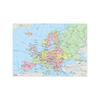 for Home Office Classroom,Travel/Educational Supplies,Europe Map (Chinese Version) Political Distribution Map Backdrop