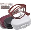 Women Men's Vintage Folding Multifocal Glasses Trendy New HD Near Far Reading Glasses Anti-blue Presbyopia Eyewear with Box