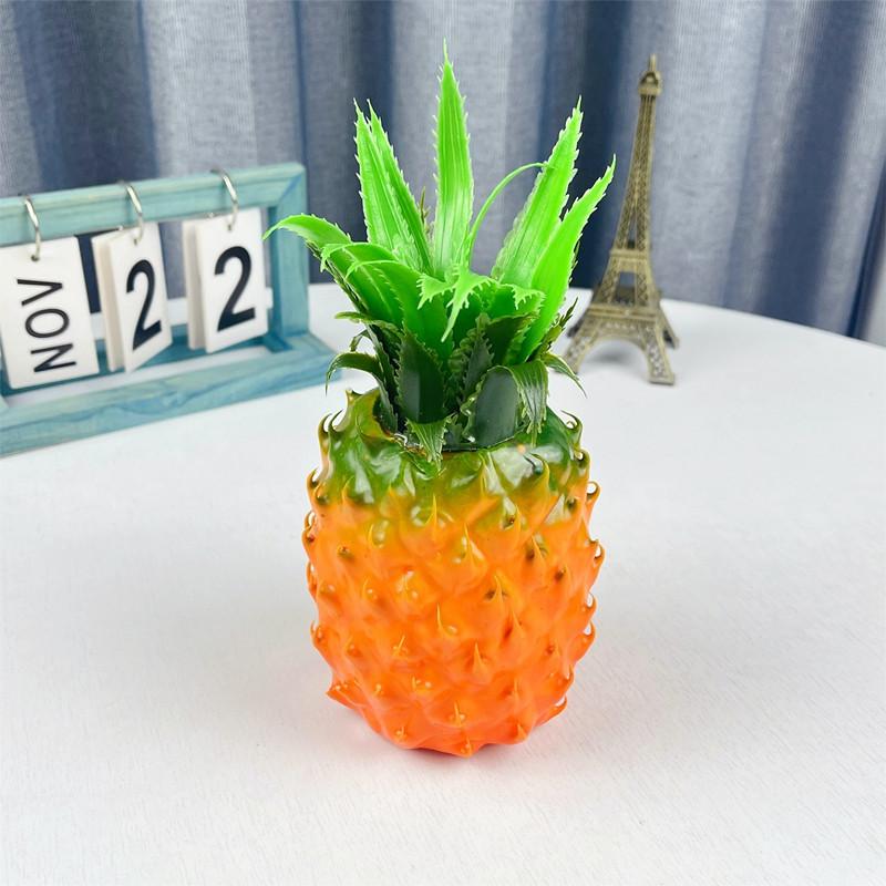 Artificial Simulation Pineapple Model Fake Fruit Decorative Prop for Home, Store Display Photography Decor
