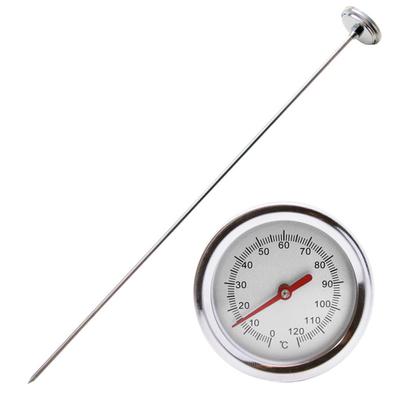 2025 Yeni 50cm Uzun Sap Kompost Toprak Termometresi Basit Kullanım 0℃-120℃ Yer Bahçe Arka Bahçe Toprağı için Yüksek Doğruluk