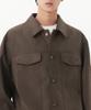 Musinsa Standard Synthetic Suede Minimal Trucker Jacket [Brown]