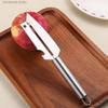 Multifunctional 3 In1 Peeler Knife for Effortless Fruit Prep In Stainless Steel
