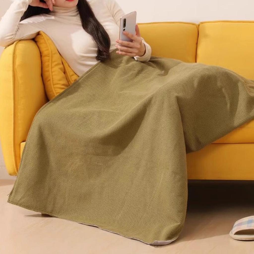 Fast Heating Wearable Heated Blanket Shawl Electric Throw for Camping Travel Winter Car Office Sofa Bed Warm Gift for Elderly