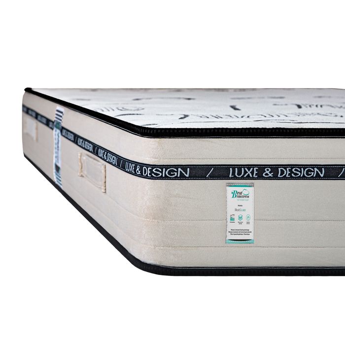 Mattress 140x200 Cm, BestLuxe, 24cm, Memory Foam, Independent Sleeping Position, Summer/winter Side