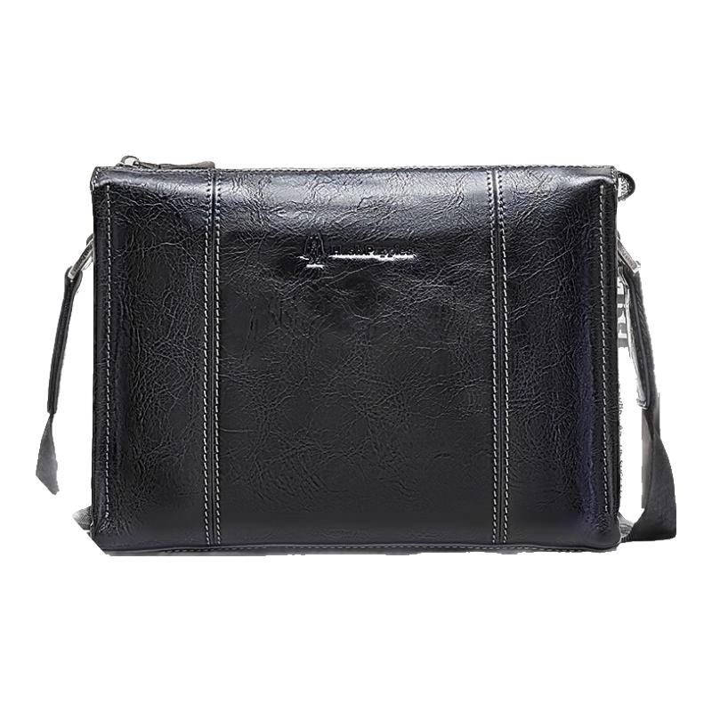 

Hush Puppies Men s Genuine Leather Shoulder Bag