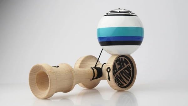 Okendama Kendama seria MAZE kształt ZERO1 farba SHTICK v2 farba Sticky Paint (LABIRYNT 3)
