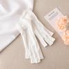 Xuelunduo Silk Sun Protection Half-Finger Driving Gloves