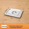 Stainless Steel Rectangular GN Pan Lid