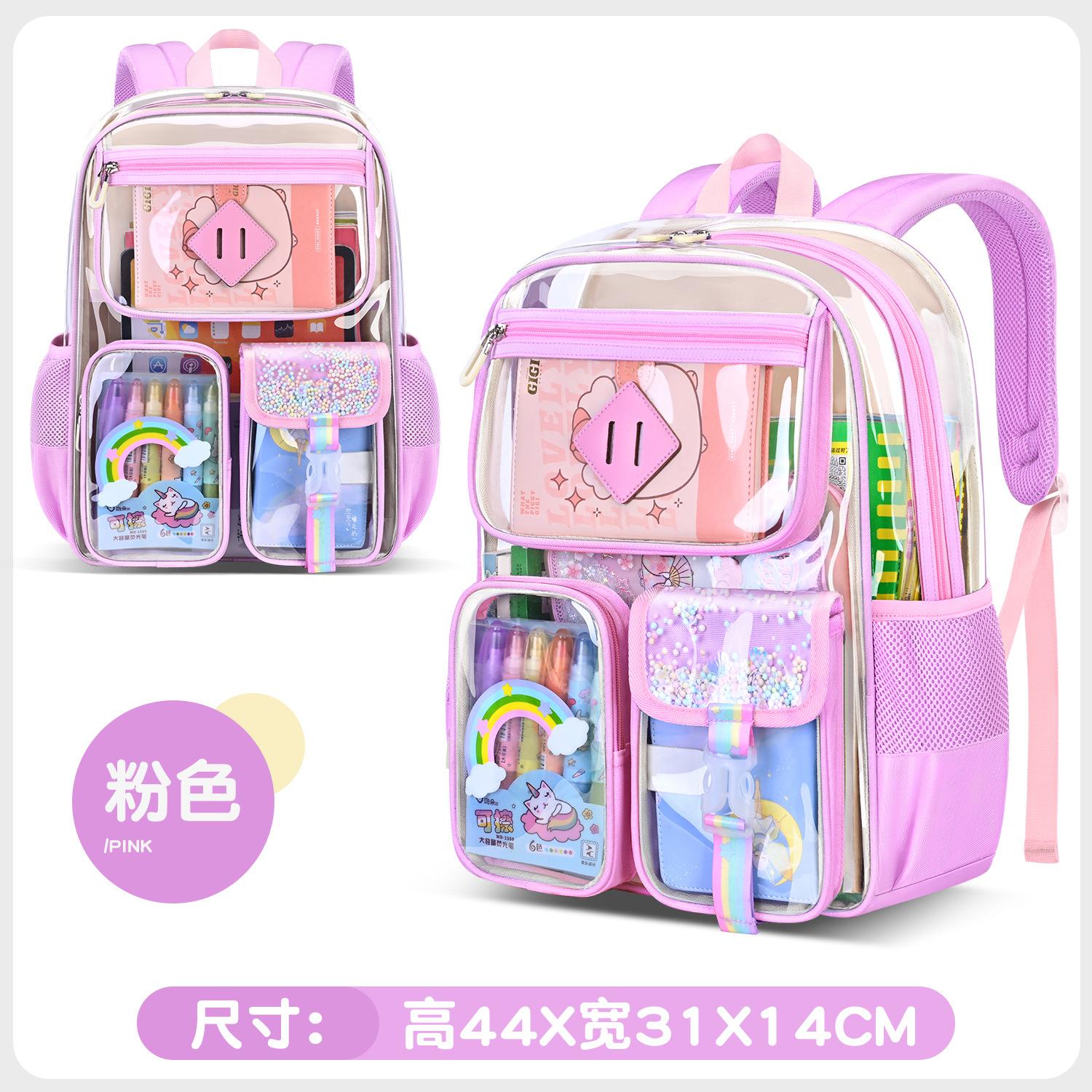 Sacs d'école pour enfants pour filles Sac à dos orthopédique Sac à dos Princesse pour enfants Cartable Sac à dos pour école primaire Sacoche pour enfants Mochila