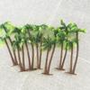 Plastic Bonsai Craft Decoration Fake Artificial Plants Miniature Coconut Palm Tree Micro Landscape