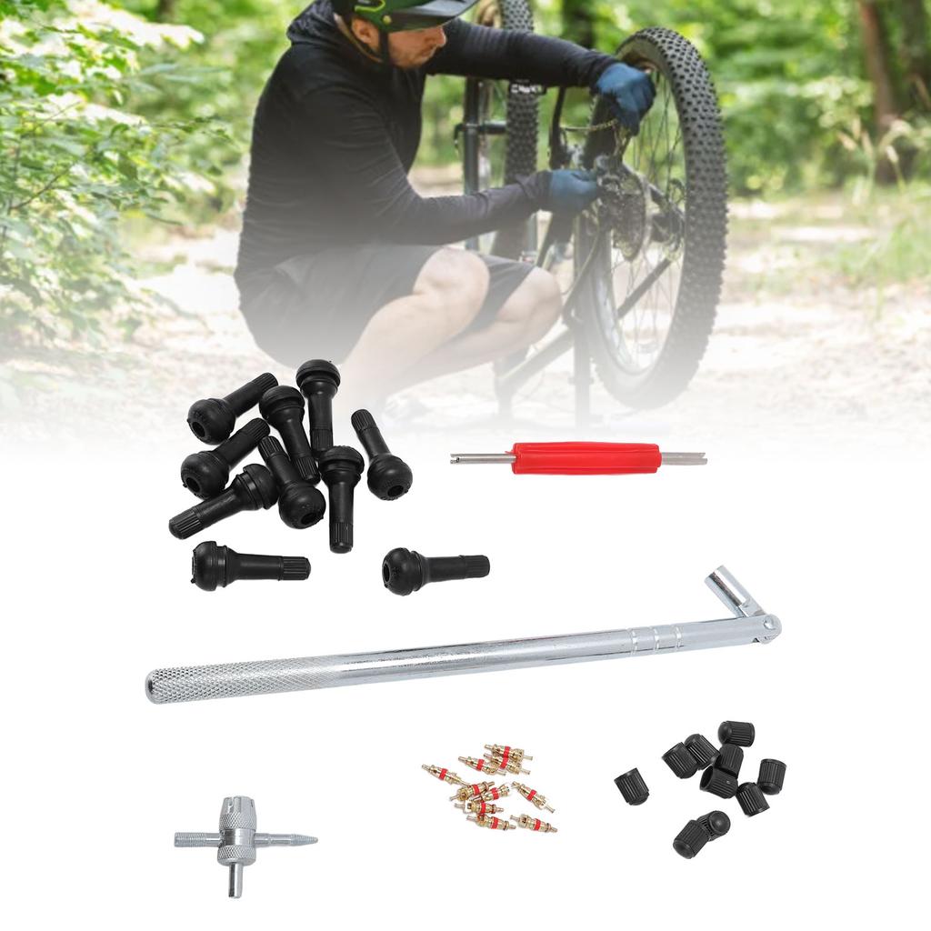 Valve Core Valve Nozzle Installation Tool Kit Rustproof Automotive Repair Tools for Cycles Motorcycl