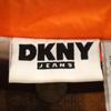 DKNY JEANS 90s Old Stainless Collar Coat S Orange With Liner Women Used