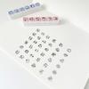Kawaii 6 Designs Decorative Stamps Cartoon Diy Crafts Press Inkpad Stamps Multipurpose Scrapbooking Stamp Journal Planner