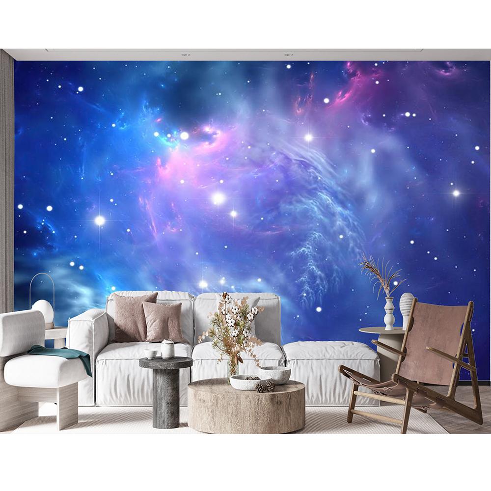 Universe Wall Mural Starry Sky 3d Wallpaper Poster Living Room Study Room Ceiling Galaxy Wallpaper