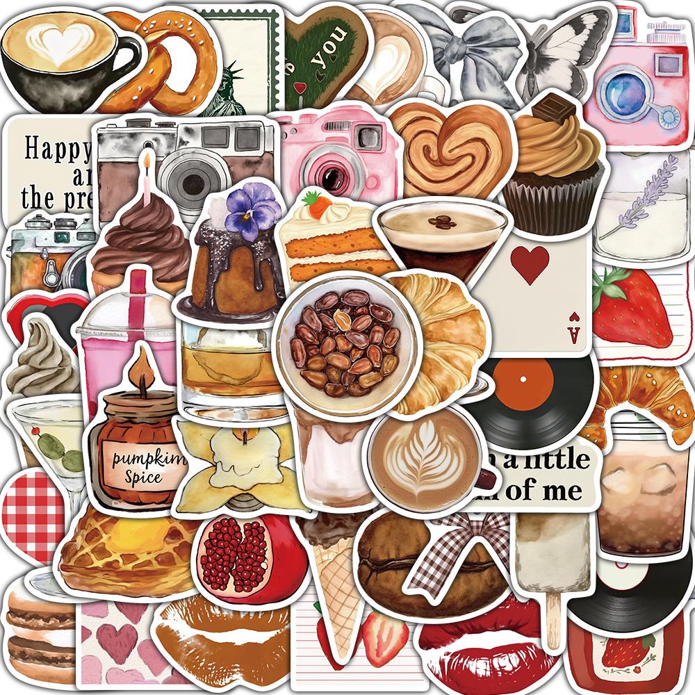 50/100PCS Retro Graffiti Stickers DIY Decoration Motorcycle Phone DIY Luggage Skateboards Handbook Guka Material Decals Sticker