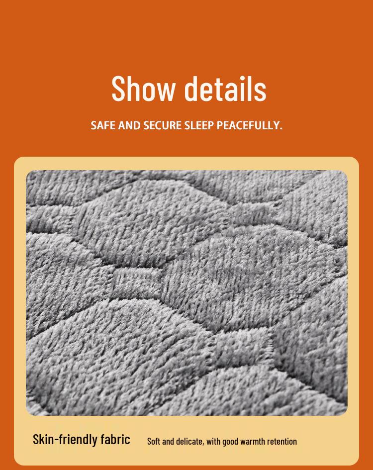 Smart Dual Control Electric Blanket - Milk Fleece, Temperature Control, Mite Removal, Ideal for Dorms & Homes