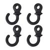 4Pcs Black Bow String Stabilizer Rubber Silencer Accessories Bowstring Shock Absorber  Bowstring